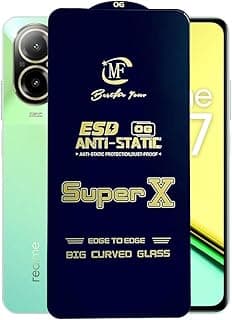 OG Super X Tempered Screen Protector Glass ESD 9H, For Oppo Realme C67 4G / Realme C75 4G Front Screen Protector Anti-Static
