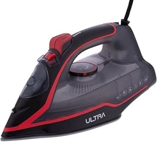 Steam Iron, 300 ml, 2200 Watt, Black and Red – UI22KRE1