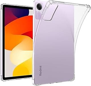 جراب شفاف متوافق مع شاومي Redmi Pad SE مقاس 11 بوصة - اصدار 2023، مقاوم للصدمات، غطاء مرن من TPU مضاد للخدش