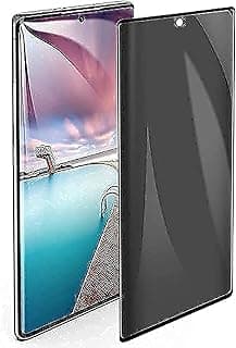 واقي شاشة خصوصية Al-HuTrusHi لسامسونج Galaxy Note20 Ultra/Note 20 Ultra 5G، [منحني 3D] [سهل التركيب، بدون فقاعات] زجاج مقسى مضاد للتجسس بصلابة 9H لسامسونج Galaxy Note 20 Ultra