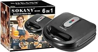Sandwich Maker Set, 6in1, sk-908