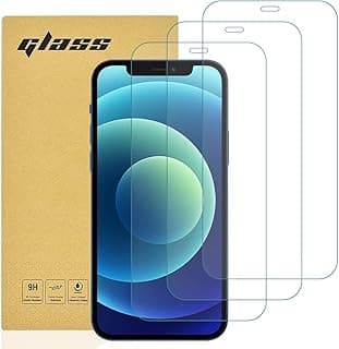 Compatible with Apple iPhone 12 and iPhone 12 Pro Screen Protector, Gueche Tempered Glass Film 99.99% HD Clarity Screen Protector, 6.1-inch Case Friendly, [Easy Installation], Scratchproof