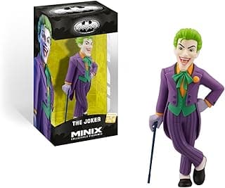 MINIX Collectible Figurines, 12cm Collectible Figure, Joker, Collectibles for Display, Gift Idea, Toys for Kids and Adults, DC Fans (MN16464)