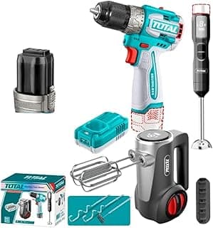Cordless 3 pcs combo kit (Brushless drill + hand mixer + hand blender) 16V - TCKLI1638