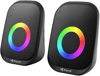 كيسونلي مكبر صوت X7 من فايبويف | RGB | 6 وات | USB | اسود | VWB-X7-BL03