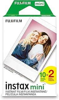 فيلم تصوير فوري Instax Mini عبوة مزدوجة (أبيض)