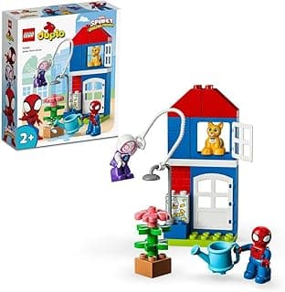 LEGO 10995 DUPLO Marvel Spider-Man’s House, Spidey and His Amazing Friends Buildable Toy for 2 Plus Years Old Toddlers, Boys & Girls, Super Hero Set