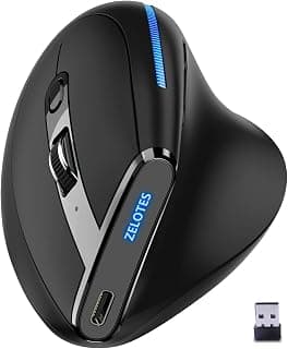 Ergonomic Vertical Wireless Optical 2.4G Wireless Rechargeable USB Computer Right Handed Mouse
