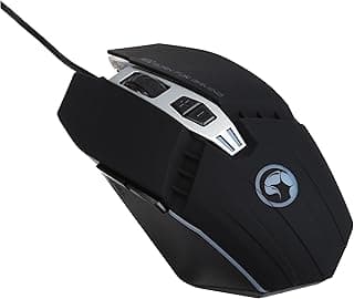 Scorpion M112 Backlight Gaming Mouse With Rubber Scroll Wheel And Optical Sensor For Computer - Black