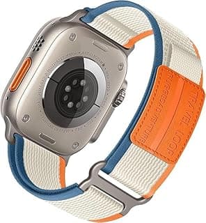 حزام Trail Loop لساعة ابل مقاس 49mm 46mm 45mm 44mm 42mm، أحزمة رياضية للنساء والرجال، سوار نايلون لساعة ابل الترا وسلسلة 8 7 6 5 4 3 2 1 و SE