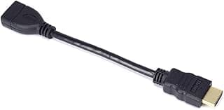 Standard HDMI Male to HDMI Female Extension Cable Converter- Black
