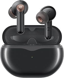 سماعات Air4 Pro بخاصية إلغاء الضوضاء النشط الهجين التكيفي، بلوتوث 5.3، صوت نقي مع AptX Voice، 6 ميكروفونات CVC 8.0 ENC، اتصال متعدد النقاط، مستشعر داخل الأذن، دعم التطبيق