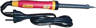 Electric Soldering Iron, 220V-100W, Ergonomic Handle Red and Yellow, Long Cable and Plug