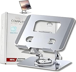 Next Store Foldable Tablet & Phone Stand - 360 Degree Rotating Design Aluminum - Flexible Desk and Table Stand for Home and Office Use