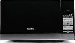 ميكروويف سعة 25 لتر 900 وات من جالانز، لون اسود، موديل D90D25AP-H7