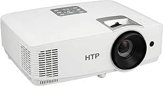 Home Theater Projector - بروجيكتور عرض منزلي لعمل سينما - High Brightness 3000 Lumens Video Projector for Indoor/Outdoor Movies, Gaming & Presentations - Compatible with HDMI, USB