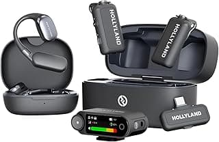 HOLLYLAND LARK MAX 2 Ultimate Combo Wireless Microphone black