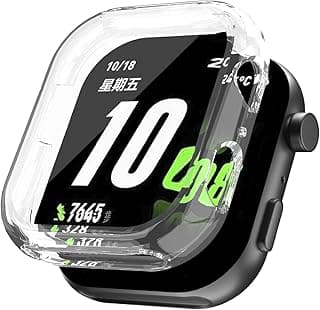 جراب متوافق مع ساعة HONOR Choice Watch 2i، حماية كاملة مع واقي شاشة مدمج، TPU ناعم مضاد للصدمات، إطار نحيف (شفاف)