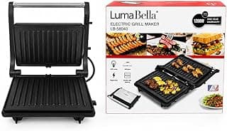 شواية كهربائية LumaBella LB-58040 بقدرة 1200 وات مع تسخين مزدوج - A1-523
