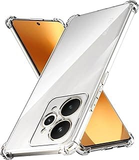 For Realme 15 5G Shockproof Clear Back Case | 360 Degree Protection | Protective Design | Transparent Back Case for Realme 15 (PC & TPU, Transparent Bumper