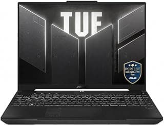 لاب توب تي يو اف جيمنج F16 من سلسلة (FX607VU-RL165W)، انتل كور 5 210H، ذاكرة رام DDR5 16GB وهارد 512GB M.2 NVMe PCIe 4.0 ،SSD، انفيديا جيفورس RTX 4050،FHD+ (1920x1200) 16:10 144Hz، ويندوز 11، 16 بوصة
