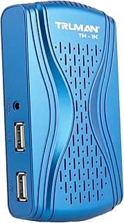TM-1K Digital Mini HD Satellite Receiver, Blue