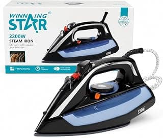 Winning Star - Steam Iron 2200W with 7 Functions and Self-Cleaning - A1-582