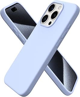 جراب متوافق مع iPhone 15 Pro، جراب سيليكون 6.1 بوصة، جراب موبايل رفيع لهاتف iPhone 15 Pro مصنوع من السيليكون السائل، جراب حماية مقاوم للخدش والصدمات (2023)