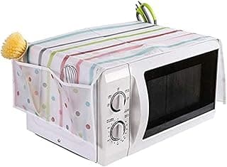 Other Microwave oven cover dustproof storage bag waterproof double pocket organizer holder kitchen gadgets tools - 2724651123533