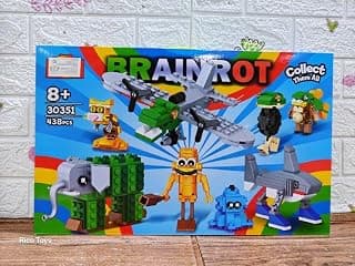 Bulging Blocks Characters and Animals 438 Pieces Create 8 different and beautiful shapes consists of (small) blocks of various sizes