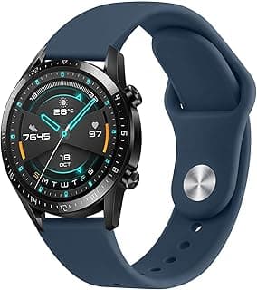 استيك ساعة من Oumida لهواوي Watch GT 3 46 mm / هواوي Watch GT 3 Pro 46 mm / GT 3 للرجال والنساء، استيك سيليكون 22 مم، استيك رياضي بديل لهواوي Watch GT 2 46 mm / GT 2 Pro/GT 2e