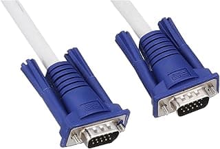 2B DC453 VGA Cable 15Male To 15Male White