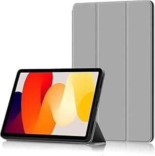 جراب لجهاز شاومي Redmi Pad SE 11 بوصة 2023، غطاء تابلت ذكي فائق النحافة من مادة TPU مع خاصية النوم/الاستيقاظ التلقائي (رمادي)