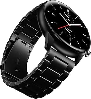 Bracelet compatible with Amazfit GTR 2 / GTR 2e / Stratos 3 / GTR 47 mm/GTR 3 / GTR3 Pro metal 22 mm bracelet