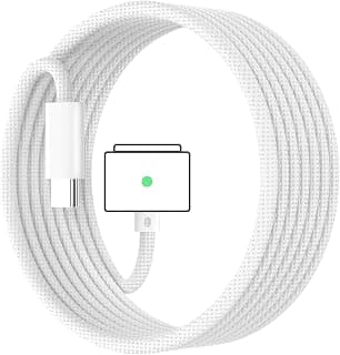 140W USB-C to Magnetic 3 Cable,6.6FT Safe Fast Charging Cable,Compatible for MacBook Pro14-16 inch/MacBok Air & M1 M2 M3