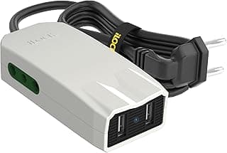 شاحن من آي لوك بتقنية USB Type-A، متوافق مع الهواتف الخلوية، بأربعة منافذ