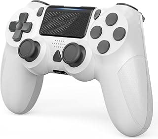 YTEAM Wireless Controller for PS4, Bluetooth Controller for PS4/Pro/Slim/PC, Gamepad Game Mannette with Dual Vibration/Touchpad/6-Axis Gyroscope