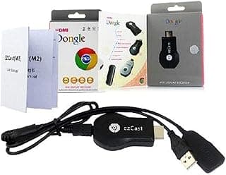 جهاز استقبال EzCast HDMI 1080P Miracast DLNA WiFi، قطعة عرض للتلفزيون، متوافق مع ويندوز وiOS واندرويد