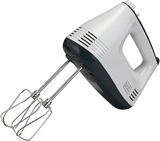 Black & Decker 300W Hand Mixer, M350-B5, Plastic Material