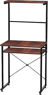 Office Desk-PC Desk-Computer Desk-Work Desk-Assembly (Brown, 42D X 80W X 127H)