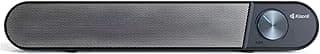 Wired Desktop Soundbar Speaker, USB Multimedia Audio System, 3W Stereo Sound, Hi Fi Multimedia Speaker for Computer, PC, Laptop, TV, Tablet, Mobile Devices, USB & 3.5mm Audio Jack, Plug and play