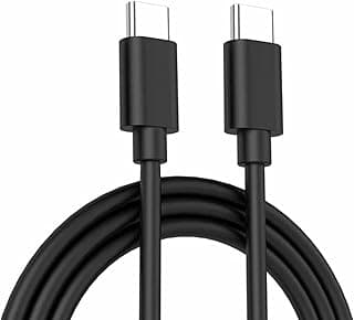 كابل Type C To C PD Super Fast ، شحن سريع ، 120 وات ، 5 أمبير، يدعم نقل البيانات ، طول 1 متر- أسود ( ضمان 365 يوم )