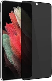 Galaxy S21 Ultra 5G Privacy Screen Protector, 9H Hardness Tempered Glass Anti-Spy Screen Protector Shield for Samsung Galaxy S21 Ultra 5G 6.8''(Black, S21Ultra 6.8''-1PC)