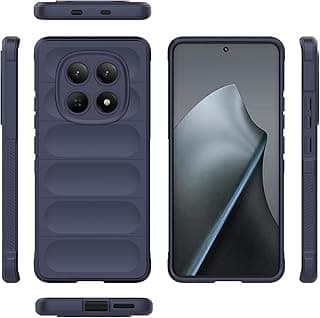 جراب متوافق مع Redmi Note 15 5G حمايه كامله من صدمات ماجيك شيلد مع حمايه للكاميرات من خامه السيلكون المقوي و مبطن من داخل-ازرق