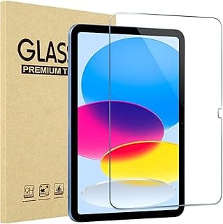 Glass Screen Protector for iPad 11-inch (11th Gen) & 10.9-Inch (10th Gen), 9H Hardness Clear Screen Protector Anti-Scratch Anti-Fingerprint, Easy Installation Film