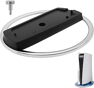 Space-Saving Vertical Console Mount – Compatible with PS5 / PS5 Slim – Upright Base Holder for Digital & Disc Models