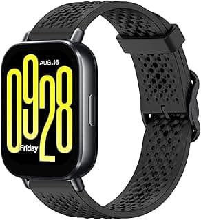 سوار رياضي من السيليكون جيد التهوية مقاس 22 مم لساعة شاومي Redmi Watch 5 Active/Lite