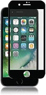 اسكرينة حماية زجاج مقوى (Tempered Glass) لـ iPhone 6 Plus / 6S Plus – حواف منحنية 5D - أسود