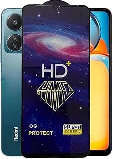 HD Plus front Screen Protector For Xiaomi Redmi 13C screen Super Tempered Glass 9H (6.74) Screen Protector Full Glue (1)