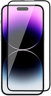 تي ار-بلانيت واقي شاشة زجاج مقسى لهاتف iPhone 16 Plus، لاصق كامل، وضوح HD، بدون فقاعات، صلابة 9H، حماية من السقوط، مقاوم للخدش، تغطية كاملة